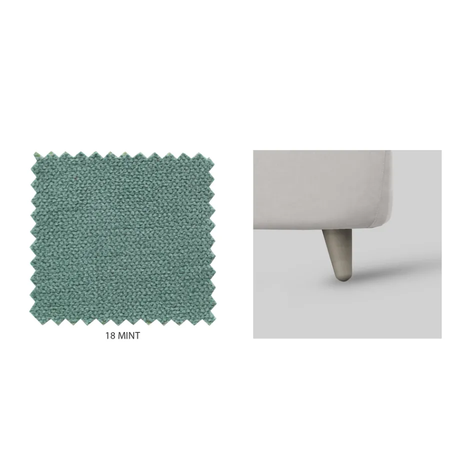 Cama de casal com armazenamento opcional Made in Italy - Ciccio Viadurini