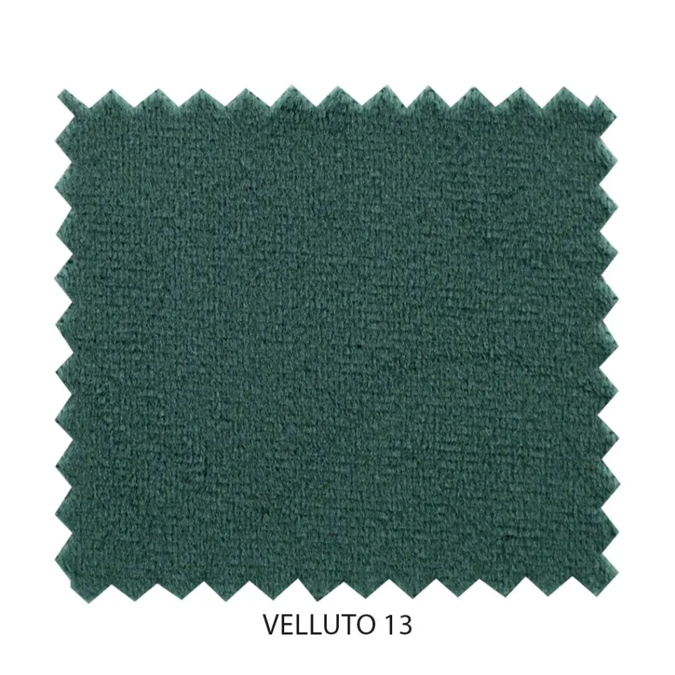 Cama de casal com estrutura acolchoada e cabeceira de ferro - Nebbia Viadurini