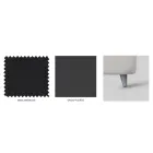 Cama de casal com estrutura acolchoada Made in Italy - Shadow Viadurini