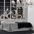 Cama de casal com estrutura de ferro Made in Italy - Shadow Viadurini