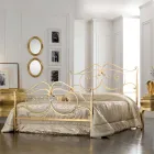Cama de casal com estribo de ferro coordenado Made in Italy - Penny Viadurini
