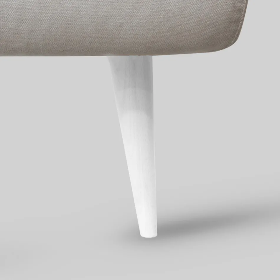 Cama de casal com cabeceira de ferro, 2 mesas de cabeceira e colchão - Design Viadurini