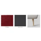 Cama de casal com cabeceira de ferro e estrado acolchoado Fabricado na Itália - Kenzo Viadurini