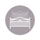 Cama de casal com cabeceira tubular de ferro Fabricado na Itália - Cópia Viadurini