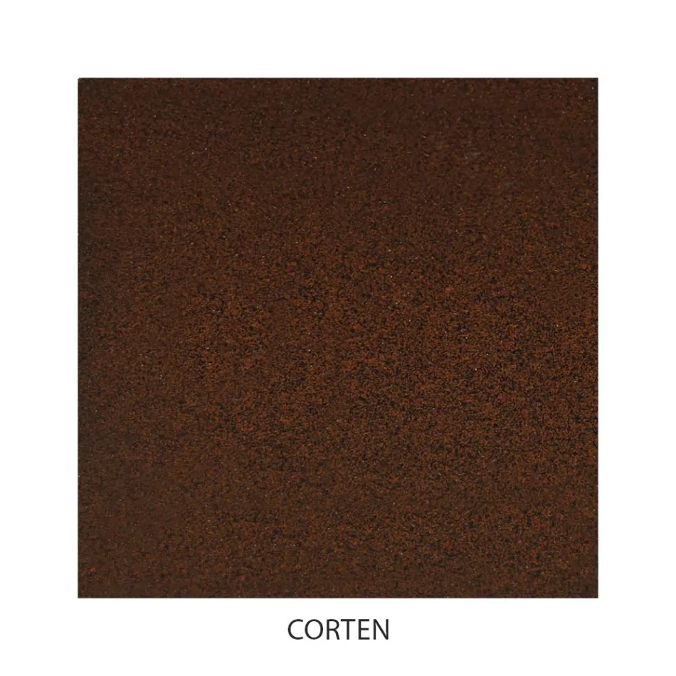 Cama de casal com cabeceira tubular de ferro Fabricado na Itália - Kenzo Viadurini