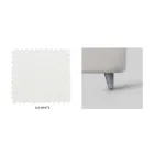 Cama de casal com cabeceira em couro ecológico Fabricado na Itália - Fiuto Viadurini