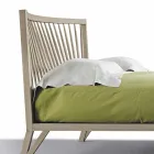 Cama de casal design 160x200cm com sólida base de nogueira Alain Viadurini