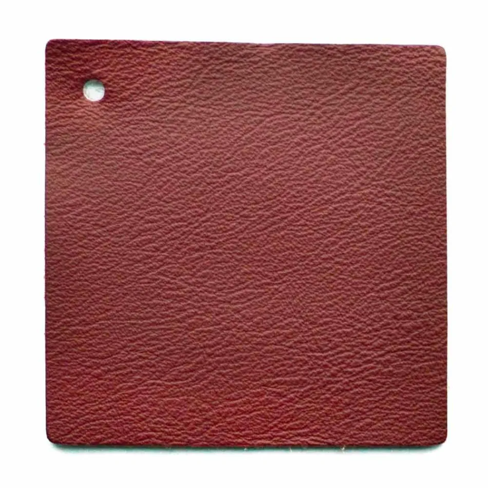 Cama de casal design com cabeça estofada em couro Menardo Viadurini