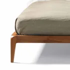 Cama de casal design com cabeceira acolchoada Leilo, 160x200 cm Viadurini