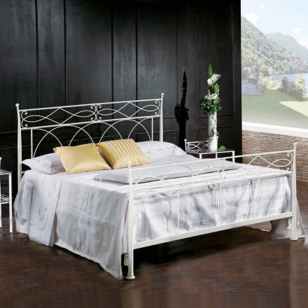 Mão de ferro forjado cama design forjado Sydney Viadurini