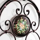 cama de casal com ofício de design de ferro forjado Alexa Viadurini