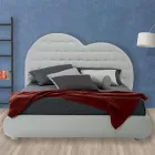 Cama de Casal Luxo com Box e Swarovski Made in Italy – Little Heart Viadurini