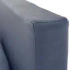 Cama de Casal Luxo em Couro Ecológico ou Tecido com Caixa Made in Italy – Nuvola Viadurini