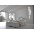Cama de casal capitonnè acolchoada, design clássico, Capri Bolzan Viadurini