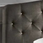Cama de casal acolchoada com caixa de armazenamento 160x190 / 200cm Leone Viadurini