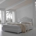 Cama de casal com recipiente, design clássico Capri by Bolzan