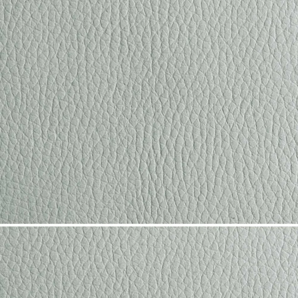 Cama de casal estofada com cômoda em couro ecológico ou tecido - Notre Dame Viadurini