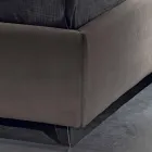 Cama de casal acolchoada com contêiner moderno 160x190 / 200 Reby Viadurini