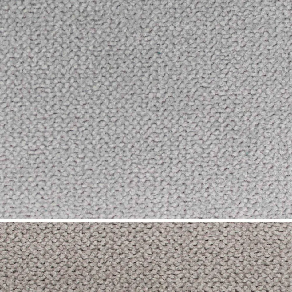 Cama de casal estofada em tecido ou couro ecológico Made in Italy - Elettro Viadurini