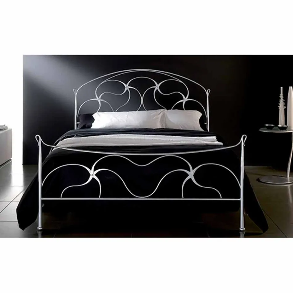 Cisne duplo de ferro forjado Viadurini