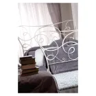 Cama de casal em ferro com estribo opcional Made in Italy - Lampo Viadurini