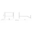 Cama de Casal em Ferro Verde ou Preto Fabricado na Itália - Poldo Viadurini