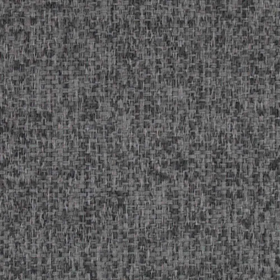 Cama de casal de tecido com caixa e cabeceira listrada fabricada em Itália - Nives Viadurini