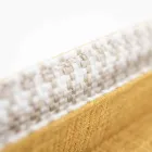 Cama de Casal em Tecido com Pés Metálicos Made in Italy - Glorio Viadurini