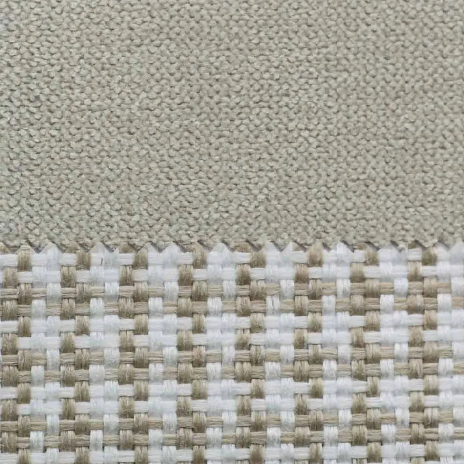 Cama de Casal em Tecido com Pés Metálicos Made in Italy - Glorio Viadurini