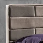 Cama de casal moderna com caixa de armazenamento 160x190 / 200 cm Gin Viadurini