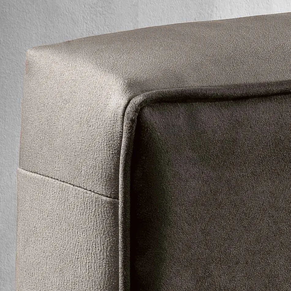 Cama de casal moderna com caixa de armazenamento 160x190 / 200 cm Gin Viadurini