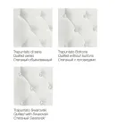 Cama de Casal Moderna com Box e Cabeceira Acolchoada - Londres Viadurini