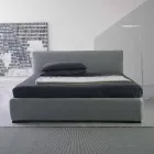 Cama de casal moderna, com compartimento, Gaya New by Bolzan Viadurini