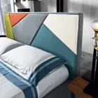 Cama de casal acolchoada moderna com caixa elevatória 160x190 / 200cm Mia Viadurini