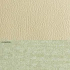 Cama de casal moderna em couro e tecido made in Italy - Zeldo Viadurini