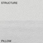 Cama de casal redonda coberta com couro ecológico Made in Italy Design - Vesio Viadurini