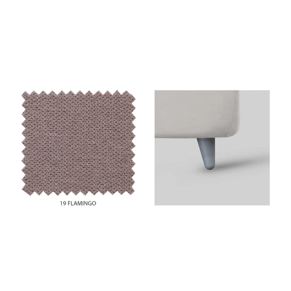 Cama de solteiro com armazenamento opcional Made in Italy - Ciccio Viadurini