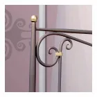 Cama de Solteiro em Ferro Forjado Auriga Viadurini