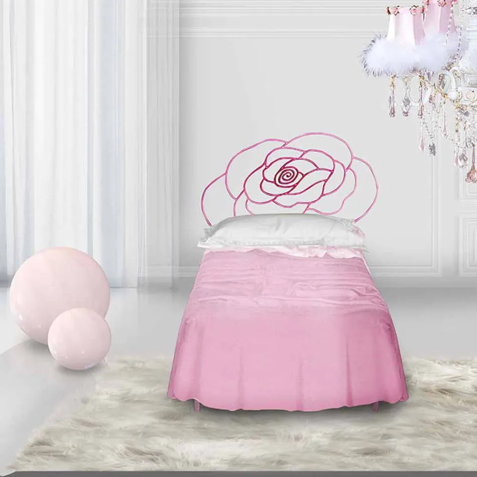 Cama de Solteiro em Ferro Forjado Centauro Viadurini