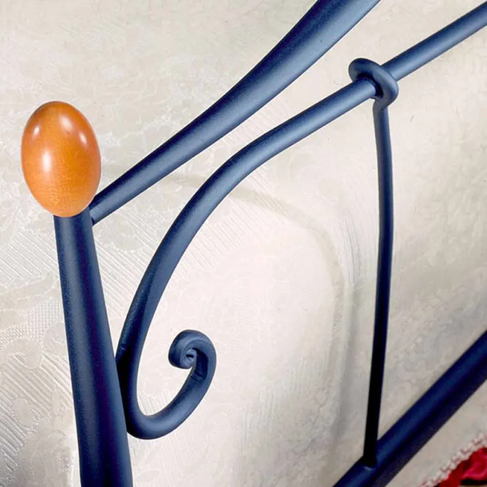 Cama de Solteiro em Ferro Forjado Dalia Viadurini