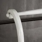 cama de solteiro em ferro forjado completo Amanda trabalhada, feita na Itália Viadurini