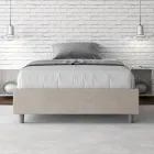 Cama de casal tamanho Queen (120x200 cm) revestida em microfibra, fabricada na Itália - Athlete Viadurini