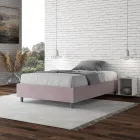Cama de casal tamanho Queen (120x200 cm) revestida em microfibra, fabricada na Itália - Athlete Viadurini