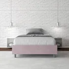 Cama de casal tamanho Queen (140x200 cm) revestida em microfibra, fabricada na Itália - Athlete Viadurini