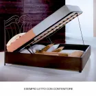 Uma cama e um diamante de ferro forjado meio quadrado Viadurini