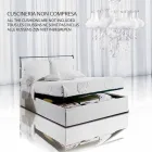 Uma cama e um meio ferro quadrado Hephaestus Viadurini