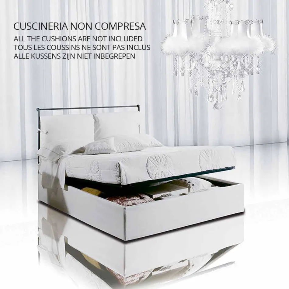 Uma cama e um meio ferro quadrado Hephaestus Viadurini