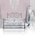 Uma cama e um meio quadrado ferro forjado Febo Viadurini