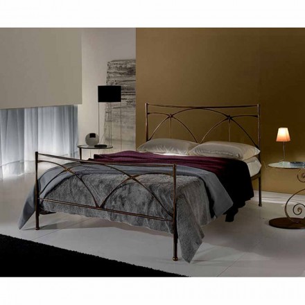 Uma cama e um meio quadrado Persephone Ferro Forjado Viadurini
