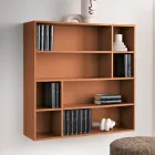 Estante de parede de design em melamina em várias cores, fabricada na Itália - Kea Viadurini